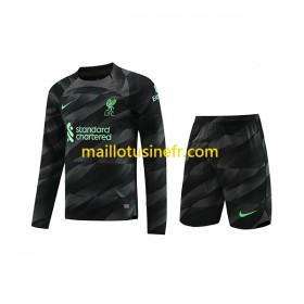 Maillot de Foot Liverpool Extérieur Gardien 2023-24 Manches Longues - Enfant